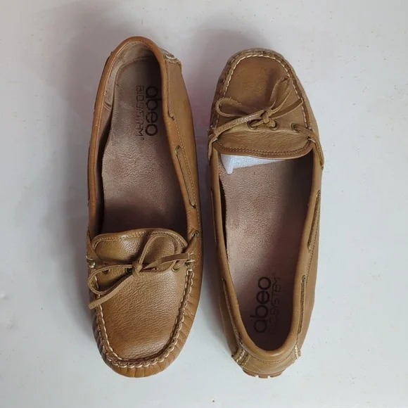 Abeo Shoes Abeo Marilee Biosystems Leather Driving Moccasin Sz